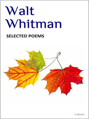 cover image of WALT WHITMAN--Selected Poems